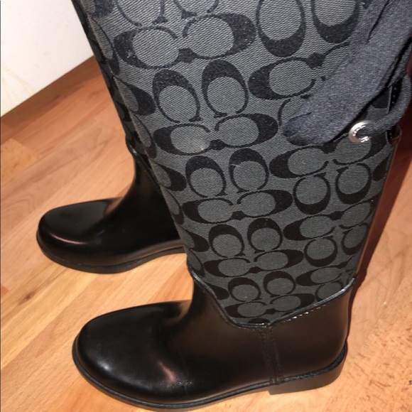 Coach Rain Boots - Picture 2 of 2